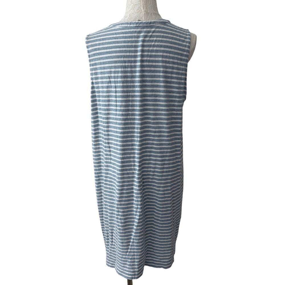 Jane and Delancey striped cotton dress size large Preppy coastal Beachy - Picture 4 of 8